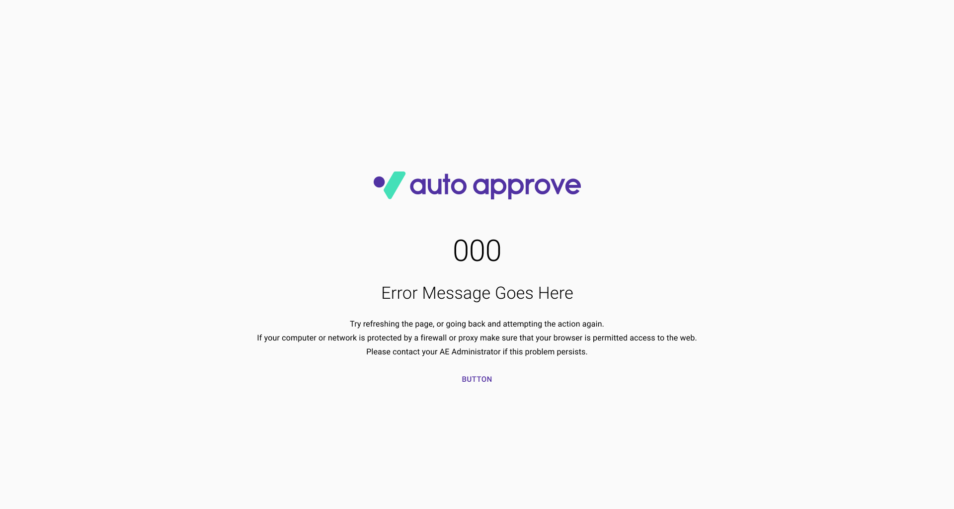 error message state