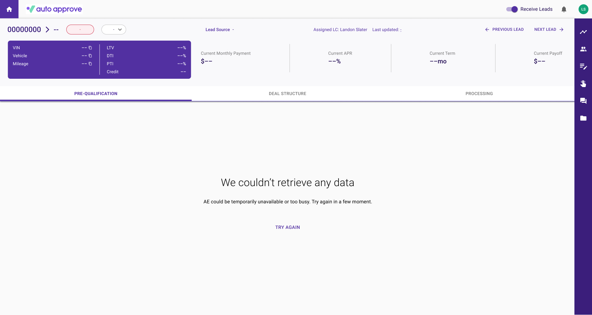 form error state
